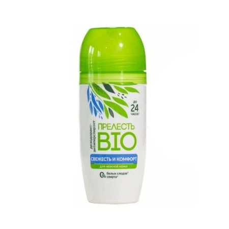 Дезодорант для женщин Прелесть БИО Свежесть и комфорт 50мл ролик (6)