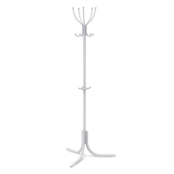 Вешалка напольная 5 крючков 700*700*1800мм металл КОМФОРТ серая матовая ВК5 (1)