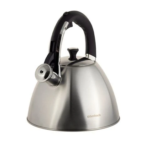 Чайник со свистком 3,2л нерж.сталь ручка soft touch