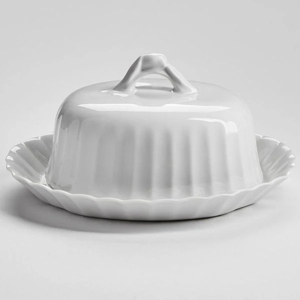 Масленка 600мл фарфор БЕЛЬЕ Тюльпан (8)