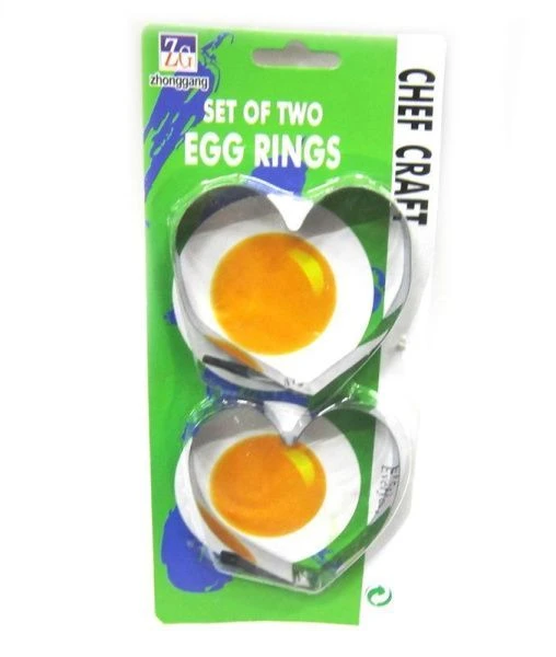 Формочка для яичницы 2шт. метал в ассортименте JC-731 (240)