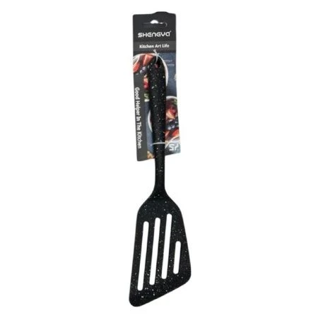Лопатка кулинарная с прорезями силикон 34*8,5см Р5020/JC-17431 (144)