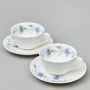 Чайный набор 4пр фарфор ВАСИЛЬКИ на 2 персоны 330мл (12)