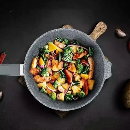 Сковорода 30см алюминий АП PREMIUM GREY без крышки (10) Сковорода 30см алюминий АП PREMIUM GREY без крышки (10)