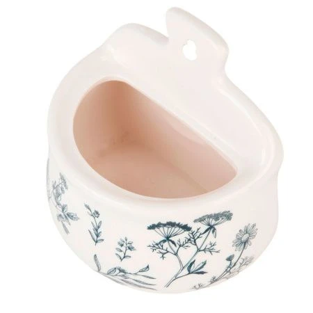 Солонка навесная 450мл 12*9*13см керамика ЛУГОВЫЕ ТРАВЫ подар.уп. (12) ВЫВОД