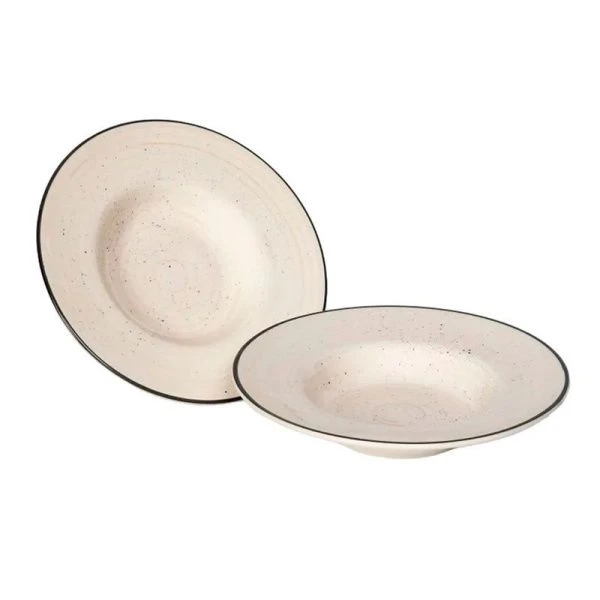 Тарелка глубокая 20см керамика ФЬЮЖЕН МИЕЛИ для пасты (6/24)