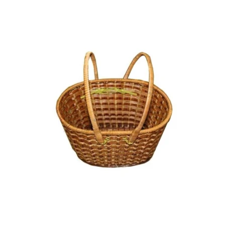Корзина плетеная для пикника без крышки 35*26*37см лоза 01-086 (1)