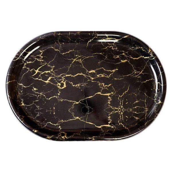 Поднос 43*31см пластик овальный 4833 (60)