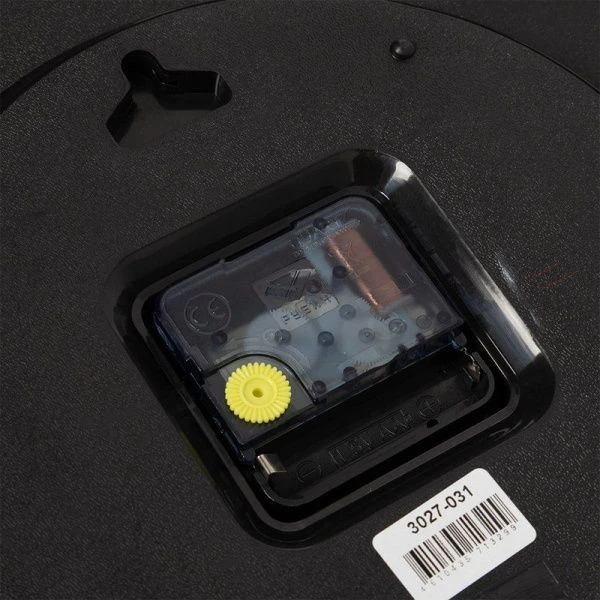 Часы настенные 30см пластик РУБИН Светящиеся черный (10)