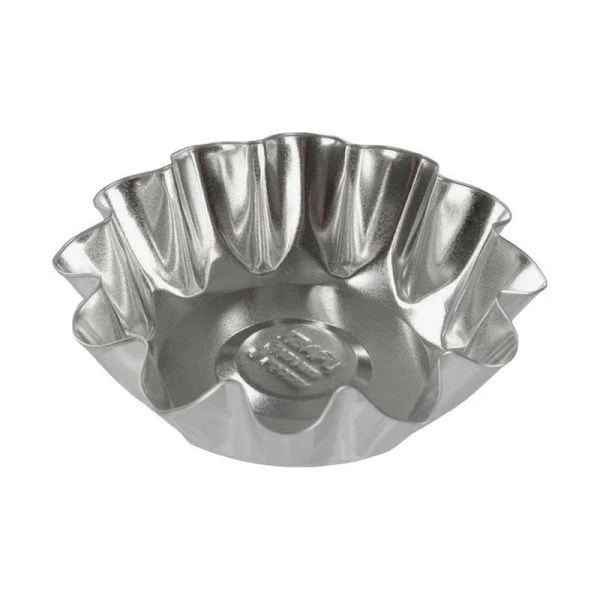 Форма для кекса 11,1*3,6см белая жесть вес 32г КФ-06.000 (200)