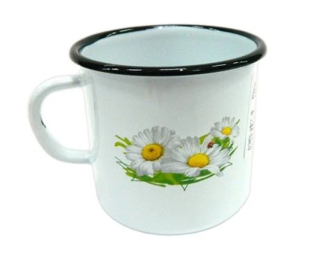 Кружка 400мл эмаль РОМАШКОВОЕ ПОЛЕ С-0103/4 (24)