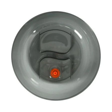 Крышка для СВЧ 26см пластик с клапаном дымчатый (20)