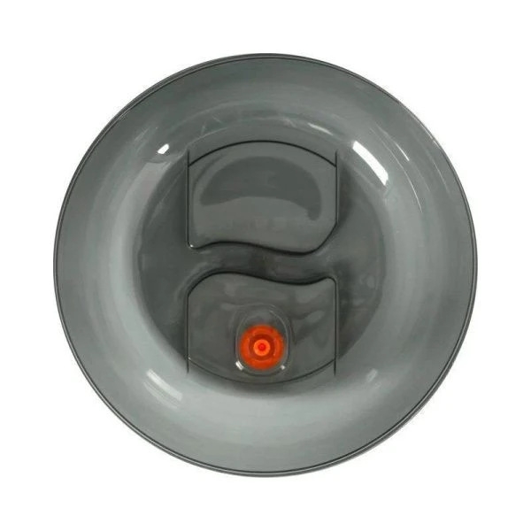 Крышка для СВЧ 26см пластик с клапаном дымчатый (20)