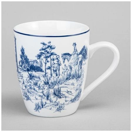 Кружки набор 4шт 380мл фарфор Novel на  дерев. подставке (6) HJCNB-1546S4B Кружки набор 4шт 380мл фарфор Novel на  дерев. подставке (6) HJCNB-1546S4B