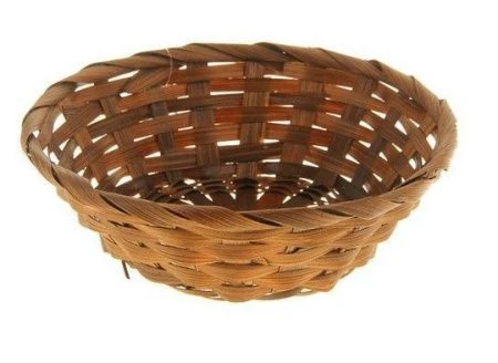 яяяКорзинка плетеная 20*20*7,5см круглая 827868