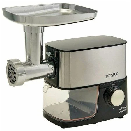 Мясорубка электрическая нерж.сталь DELTA LUX DE-602M черный 3600Вт (4)