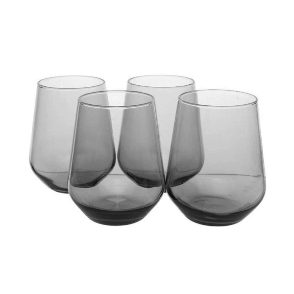 Стаканы набор 4 шт 425мл стекло ГРЕЙ (6)