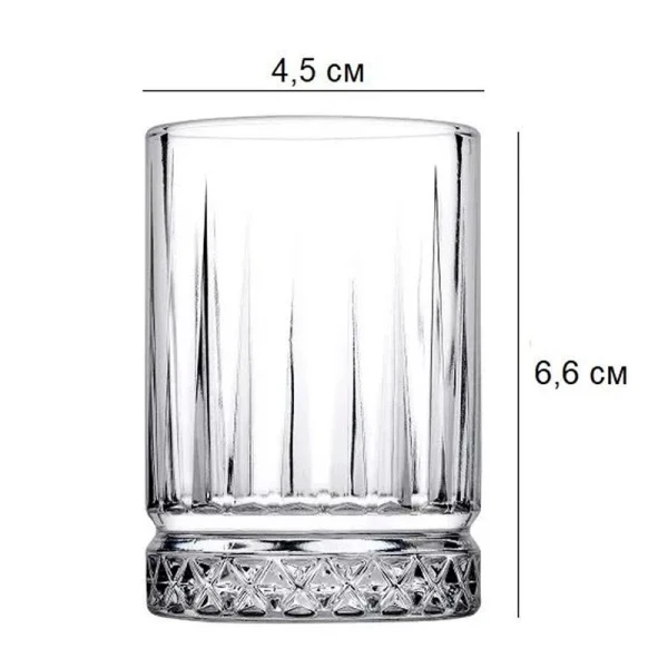 Стопоки набор 4шт 60мл стекло ЭЛИЗИЯ (12)