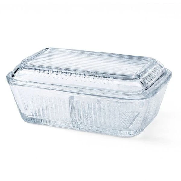 Менажница 2 секции 480мл 168*100мм стекло ФРИГО в упаковке (12)