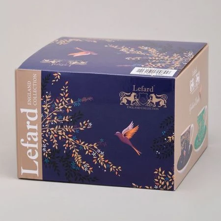 Чайный набор 2пр фарфор Golden Birds на 1 персону 220мл (18)