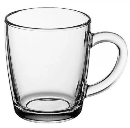 Кружка 350мл стекло БЕЙСИК (12/576) 55531SLB