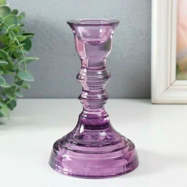 Подсвечник средний СИРЕНЬ 3900 101424 КРИСТОФФ-2