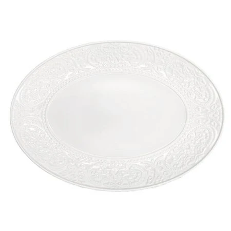 Блюдо овальное набор 2шт 35,5*25,5см фарфор АЖУР КЛАССИК (12)