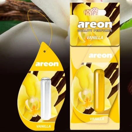Ароматизатор подвесной с гелевой капсулой AreonLIQUID Vanilla (Ваниль) 5мл.