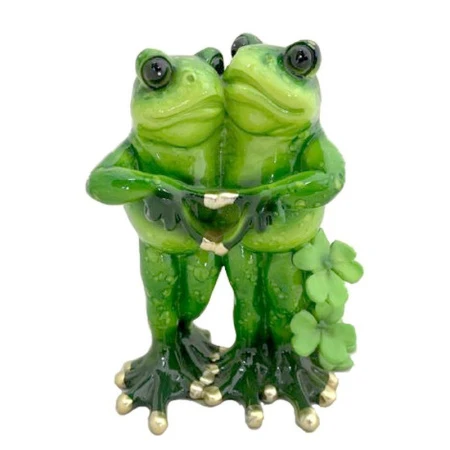 Фигурка Лягушки полистоун 13*9*6см (32)