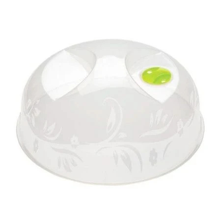 Крышка для СВЧ 23см пластик с декором (40)