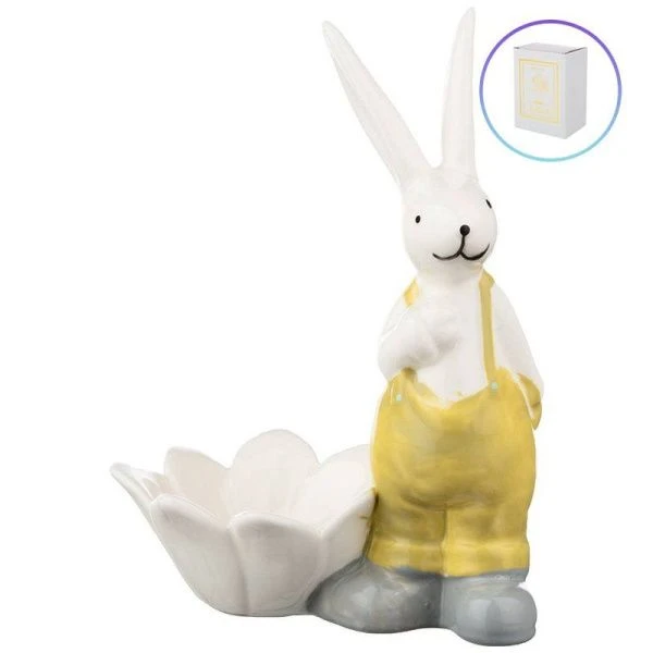 Подставкдля яйца Кролик 9*6*12см фарфор (72)