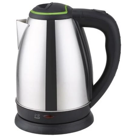 Чайник электрический нерж.сталь 1,8л 1500Вт диск.нагр.эл-т, зеленый IR-1338 (12)