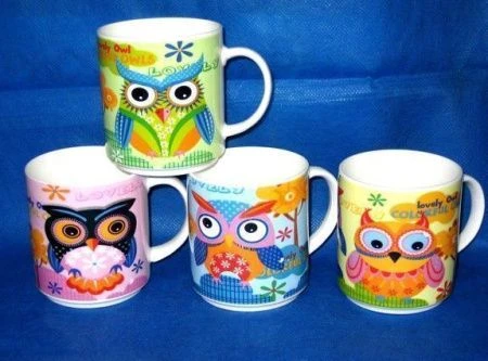 Кружка 300мл керамика МИЛЫЙ СОВЕНОК 11698 (48)