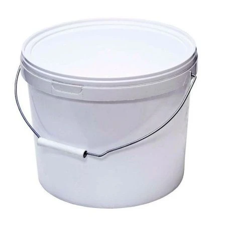 Ведро 11л пластик белое с крышкой Ведро 11л пластик белое с крышкой