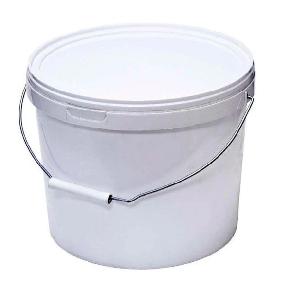 Ведро 11л пластик белое с крышкой Ведро 11л пластик белое с крышкой