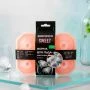 Форма для льда 6 ячеек 18*13*5см силикон SWEET кристаллы розовые