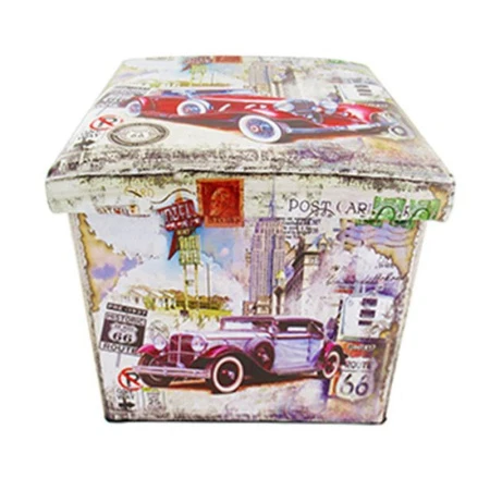 Пуф складной иск.кожа 38*38*35см (4)