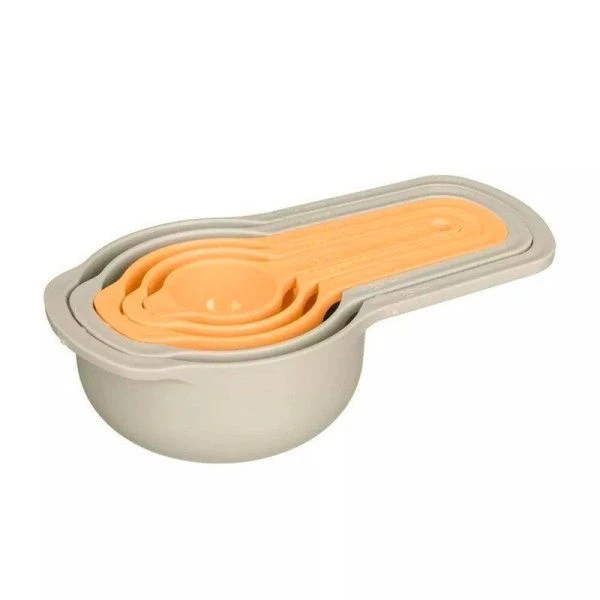 Набор мерных ложек 5шт 7,5/20/50/85/125мл пластик Микс (15)