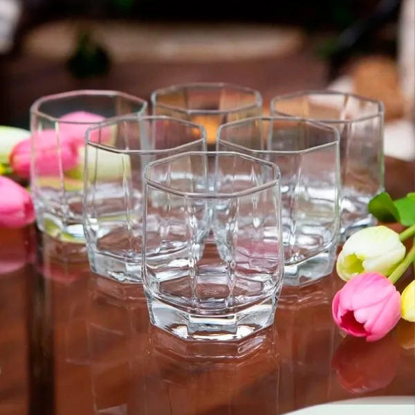 Стаканы для виски набор 6шт 285мл стекло ХИСАР (8)