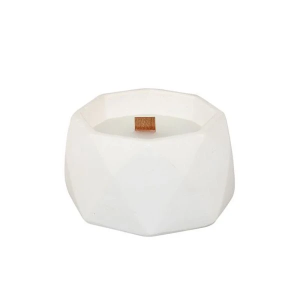 Свеча парафин в подсвечнике большом цветном (18)