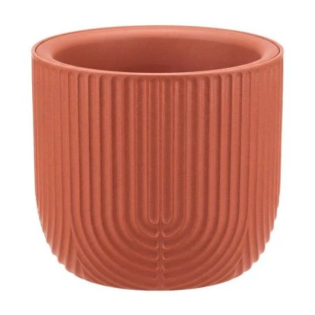 Кашпо 1л 150мм пластик РАМОНА со вставкой терракотовый (12)