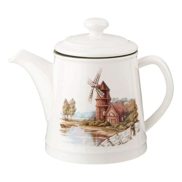 Чайник заварочный 1200мл 21см фарфор Family House (12)
