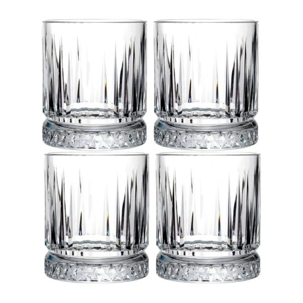 Стаканы набор 4шт 355мл стекло ЭЛИЗИЯ низкие (6)