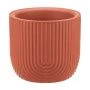 Кашпо 1л 150мм пластик РАМОНА со вставкой терракотовый (12)