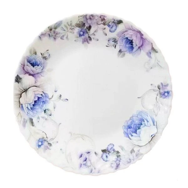 Тарелка мелкая 19см стеклокерамика ВИОЛЕТ десертная (24)