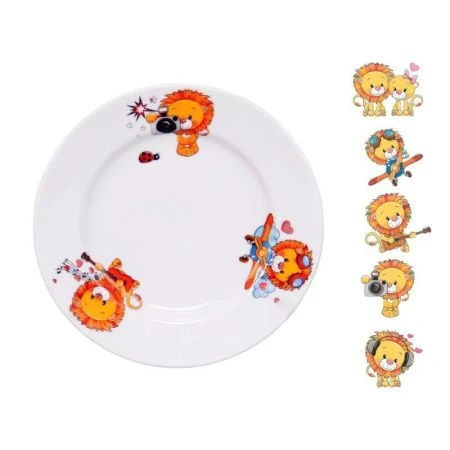 Тарелка детская мелкая 20см фарфор ЛЬВЯТА гладкий край (30) Тарелка детская мелкая 20см фарфор ЛЬВЯТА гладкий край (30)