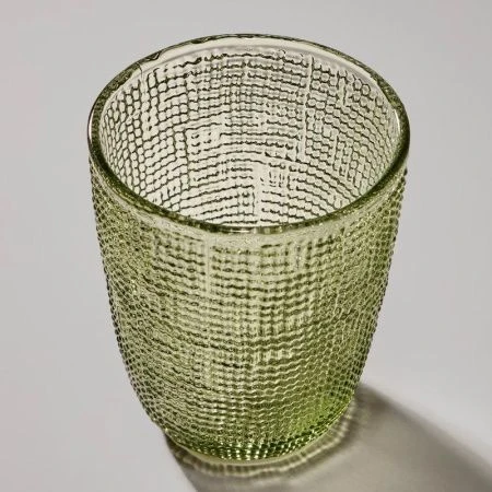 Стаканы набор 4шт 300мл стекло Tempo green (6)