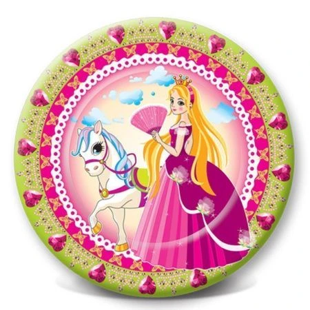 Тарелка бумажная 23см (набор 6шт.) ЧАРОДЕЙКИ-1 (75)