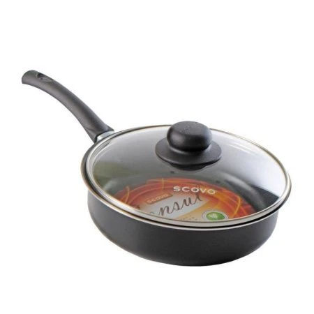 Сотейник 24см ScovO CONSUL стекл.крышка (6) RC-020