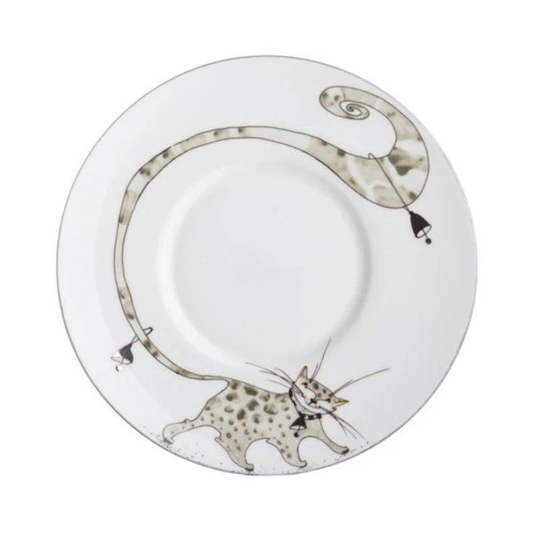 Чайный набор 2пр фарфор КОТИКИ на 1 персону 200мл 6см (12)